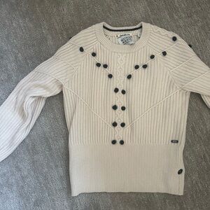 Scotch & Soda Beige Knit with Dark Trim